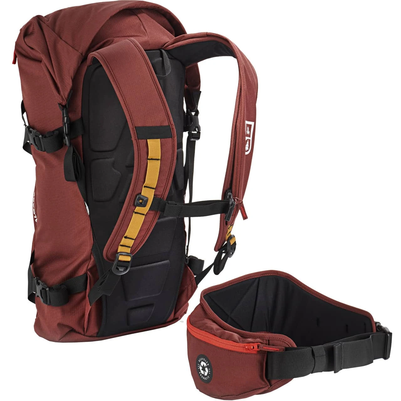 ARVA Backpack Calgary 26 Picture Burgundy 6 ARVA Backpack Calgary 26 Picture Burgundy - immagine 4