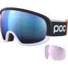 POC Fovea Clarity Comp Ura Black/hydro White/spektris Blue + Lente Di Riserva -Head Sci Negozio 21 fovea clarity comp 40440 8452