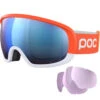 POC Fovea Mid Clarity Comp+ Flo Orange/hydro White/spektris Blue + 2 Lenti Di Riserva 2 POC Fovea Mid Clarity Comp+ Flo Orange/hydro White/spektris Blue + 2 Lenti Di Riserva -Head Sci Negozio 21 fovea mid clar comp pl 40411 8453