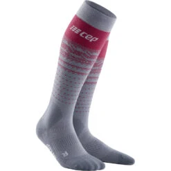 CEP Herren Ski Socken THERMO MERINO Grey/red