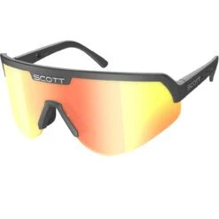 Scott Sport Shield Sunglasses Black/red Chrome