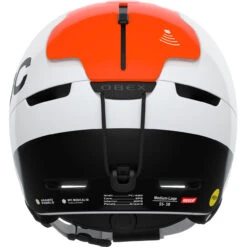 POC Obex BC Mips Hydro White/flo Orange AVIP -Head Sci Negozio 21h POC 10114 8043 3