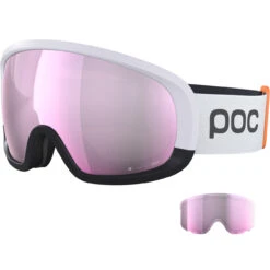 POC Fovea Mid Clarity Comp Hydro White/ura Black/clarity Comp Low Light + Lente Di Riserva