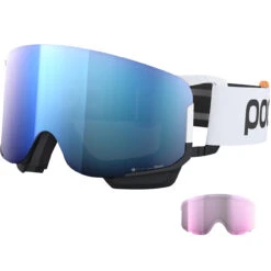 POC Nexal Mid Clarity Comp Hydrogen White/uranium Black/spektris Blue + Lente Di Riserva