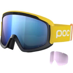POC Opsin Clarity Comp Aventurine Yellow/uranium Black/spektris Blue + Lente Di Riserva