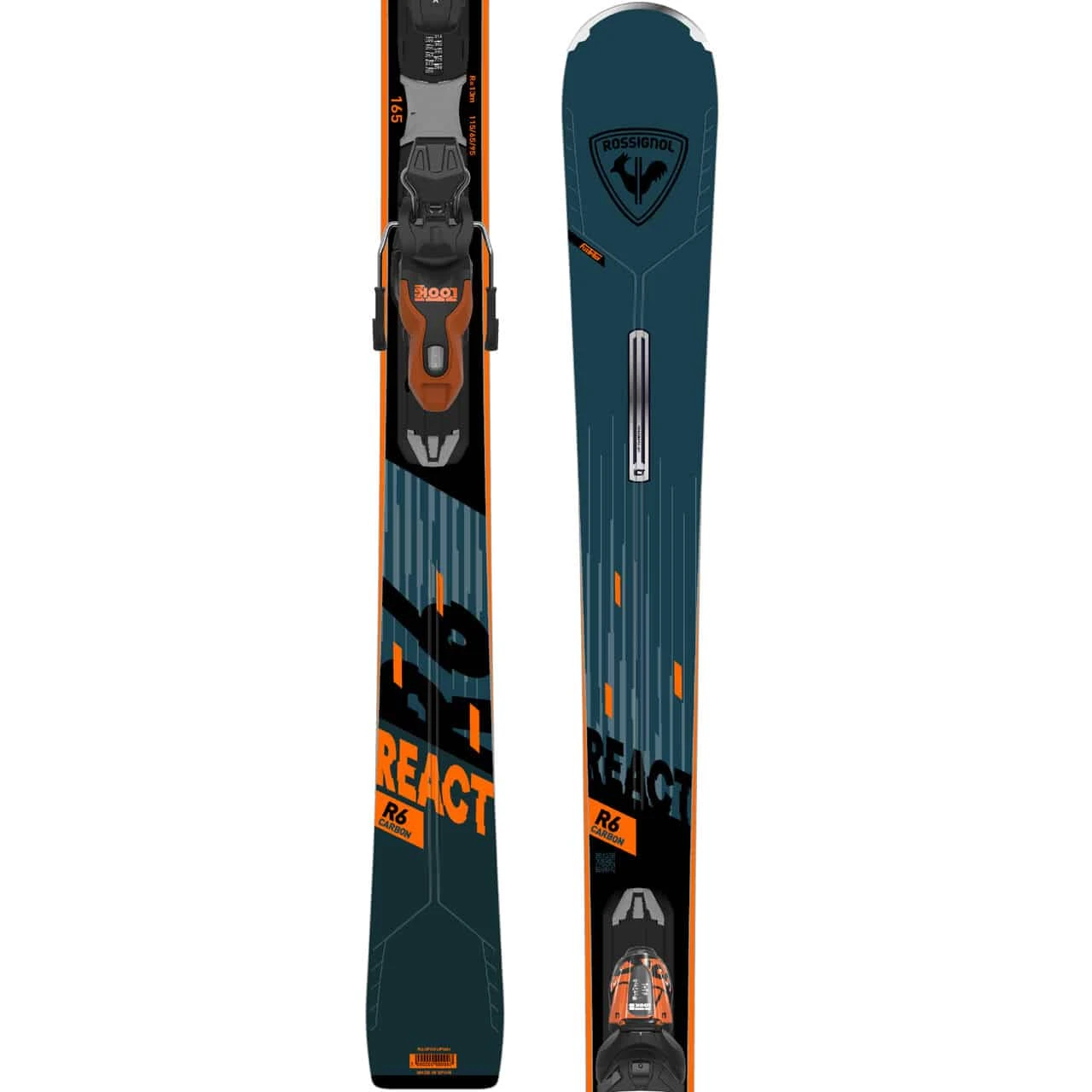 Rossignol React 6 CA Xpress (2022/23) - Set Incl. Attacci 3 Rossignol React 6 CA Xpress (2022/23) - Set Incl. Attacci