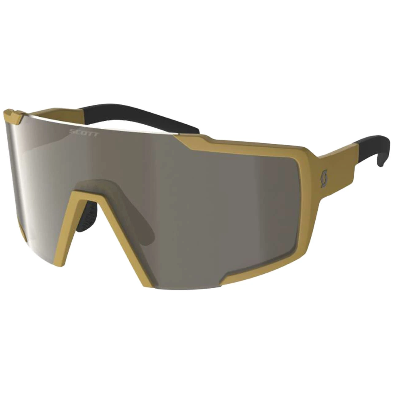 Scott Shield Compact Sunglasses Marble Gold/bronze Chrome 3 Scott Shield Compact Sunglasses Marble Gold/bronze Chrome