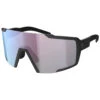 Scott Shield Compact Sunglasses Black Matt/blue Chrome Enhancer -Head Sci Negozio 22h SCT289235 0135012 scott shield compact sunglasses black mattblue chrome enhancer
