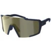Scott Shield Compact Sunglasses Submariner Blue/gold Chrome -Head Sci Negozio 22h SCT289235 7256052 scott shield compact sunglasses submariner bluegold chrome