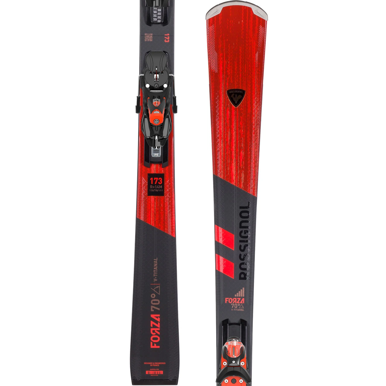 Rossignol Forza 70° V-Ti Konect (2023/24) - Set Incl. Attacci 3 Rossignol Forza 70° V-Ti Konect (2023/24) - Set Incl. Attacci
